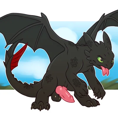 toothless (dreamworks, european mythology) created by mytigertail