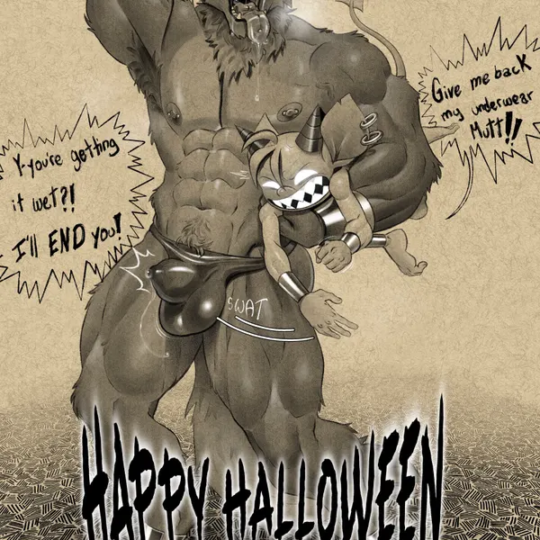 tush (character) (halloween) created by tush (artist)