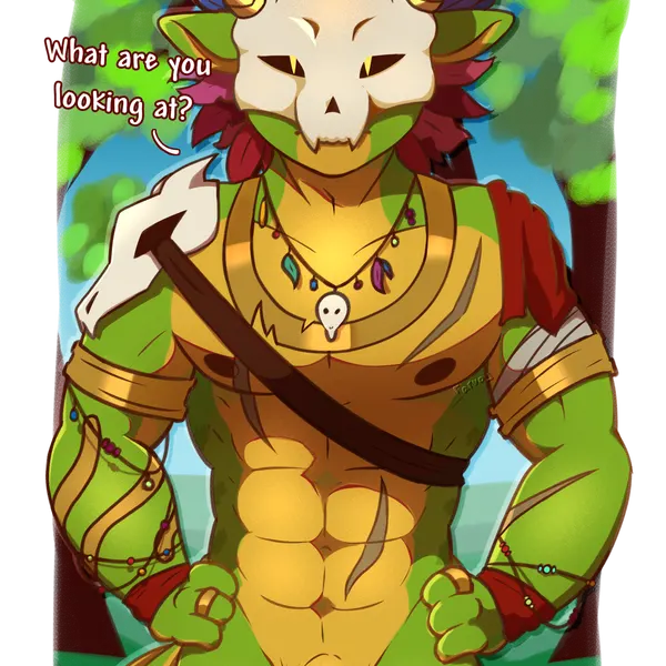 witch doctor (terraria) (terraria) created by arvo (artist)