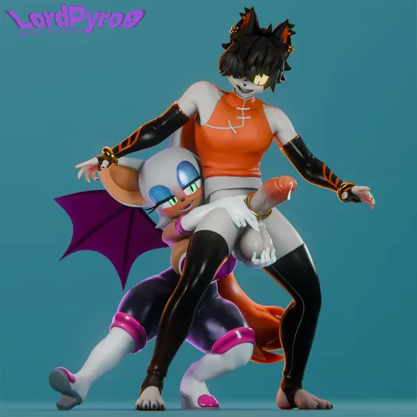 aak (arknights), rouge the bat (arknights, hypergryph) created by lpyro9