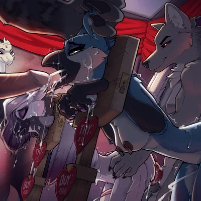 adhina (ruaidri), bfct (ruaidri), dominique (ruaidri) (mythology, valentine's day) created by ruaidri