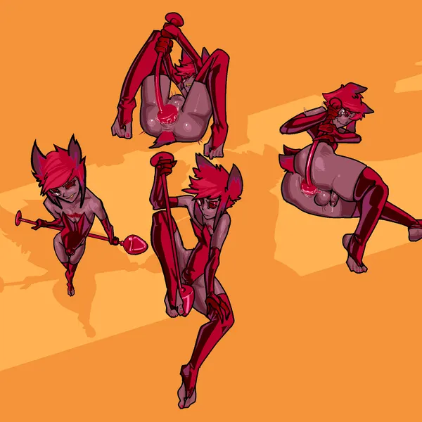 alastor (hazbin hotel) (hazbin hotel, hellaverse) created by bbgg (artist)