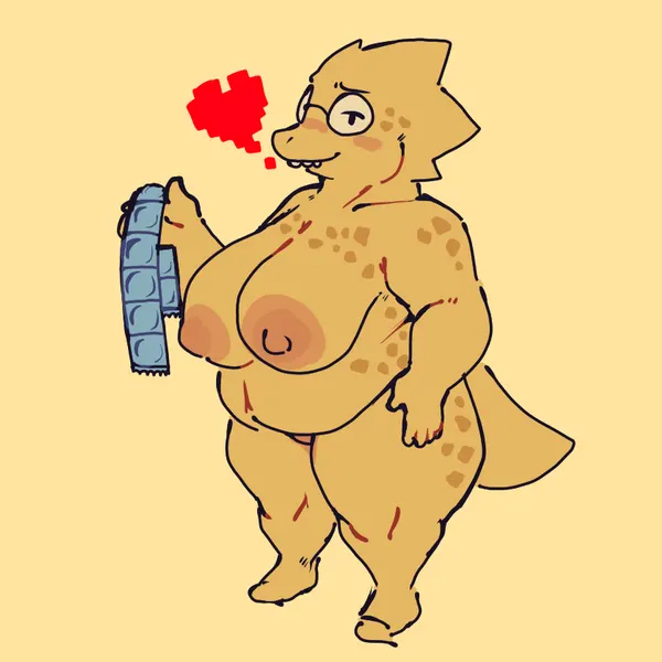 alphys (undertale (series)) created by thepinkjay5