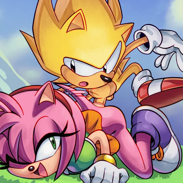 amy rose, classic amy rose, classic sonic (classic sonic (universe), sega) created by darktheartist, koturitsu
