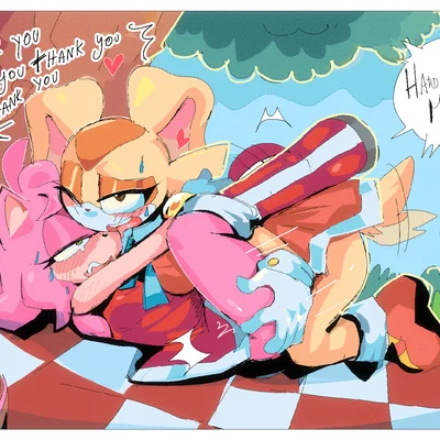 amy rose, cream the rabbit (sega, sonic the hedgehog (series))