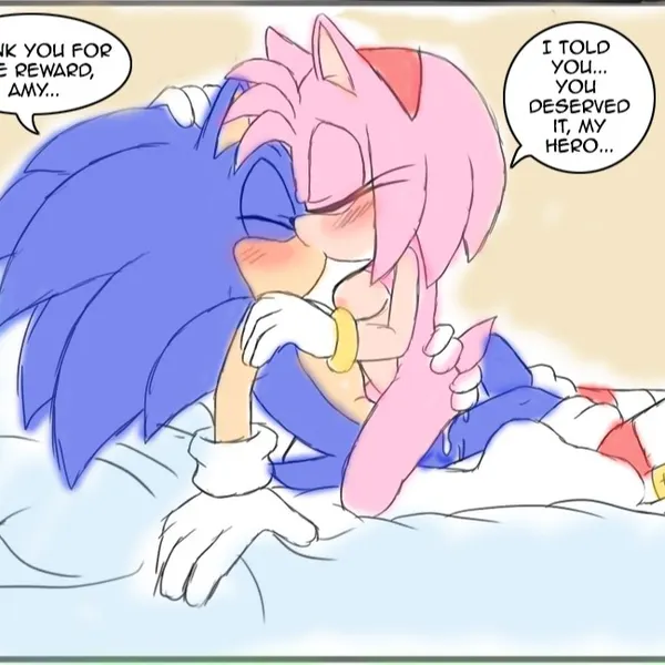 amy rose, sonic the hedgehog (sega, sonic the hedgehog (series)) created by angelofhapiness