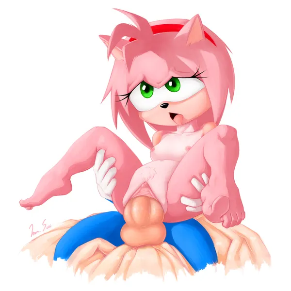 amy rose, sonic the hedgehog (sega, sonic the hedgehog (series)) created by mr sai