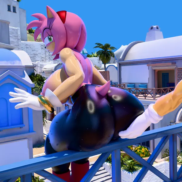 amy rose, sonic the hedgehog (sega, sonic the hedgehog (series)) created by sassyrdos