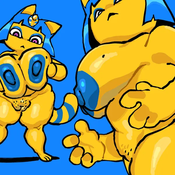 ankha (animal crossing) (animal crossing, nintendo) created by kardboardian