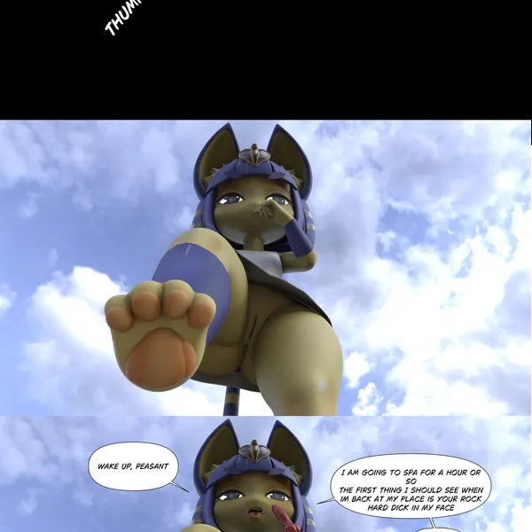 ankha (animal crossing) (animal crossing, nintendo) created by uberpuber