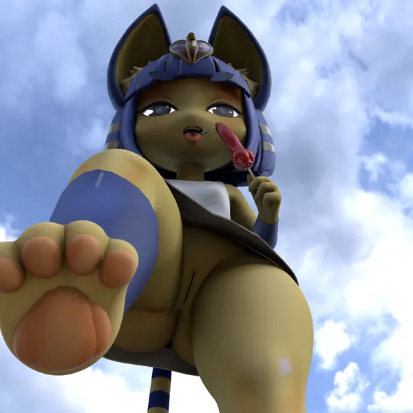 ankha (animal crossing) (animal crossing, nintendo) created by uberpuber