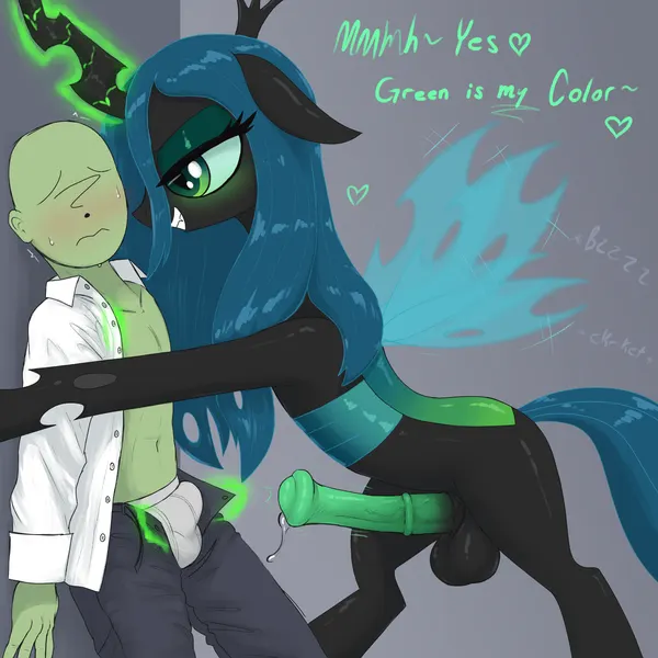 anon, queen chrysalis (mlp) (friendship is magic, hasbro) created by t72b