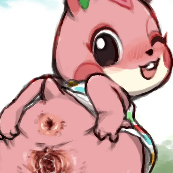 apple (animal crossing) (animal crossing, nintendo) created by diru