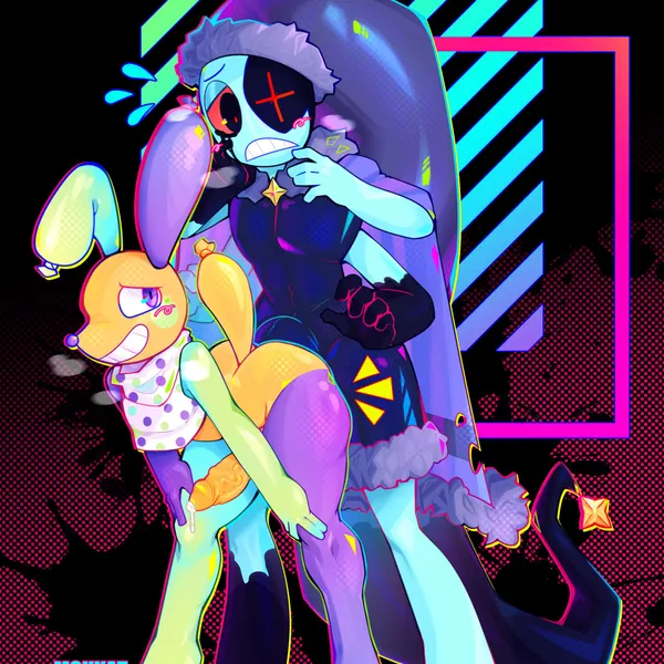 astro (dandy's world), looey (dandy's world) (blushcrunch studio, dandy's world) created by mokkat