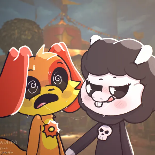 baba chops (poppy playtime), dogday (poppy playtime) (mob entertainment, nightmare critters) created by tinky