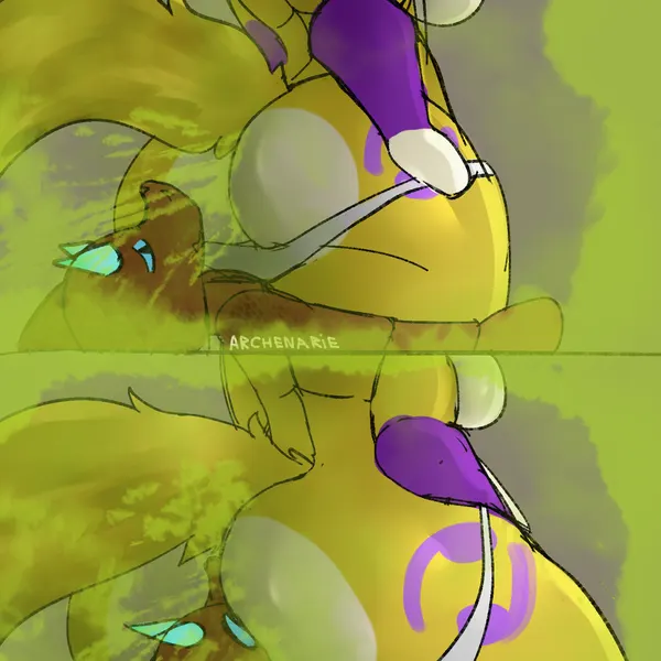 bandai namco, digimon created by archenarie