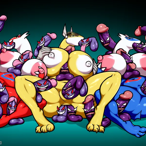 bandai namco, digimon created by spaca