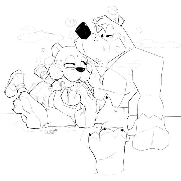 banjo (banjo-kazooie), conker (banjo-kazooie, conker's bad fur day) created by inspectormcpig