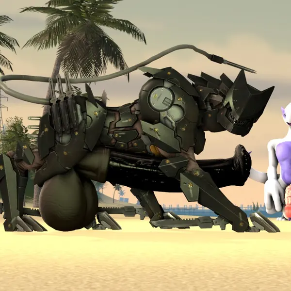 blade wolf (konami, metal gear) created by aceydrgn