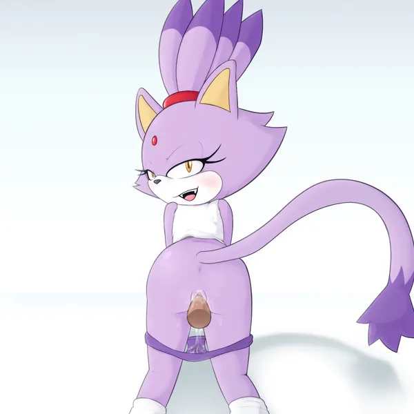 blaze the cat (sega, sonic the hedgehog (series)) created by bingbingo