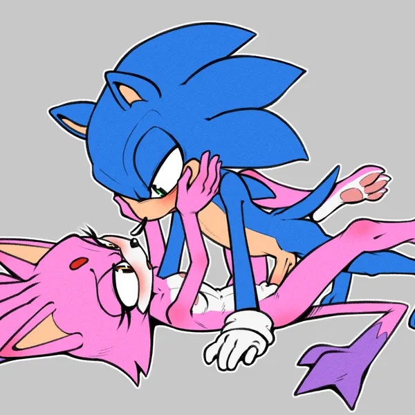 blaze the cat, sonic the hedgehog (sega, sonic the hedgehog (film)) created by rogone2