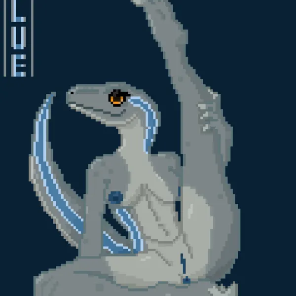 blue (jurassic world) (jurassic park, jurassic world) created by 5up3rfr34k