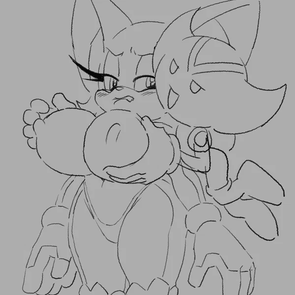 bokkun, rouge the bat (sega, sonic the hedgehog (series)) created by elmer galarga