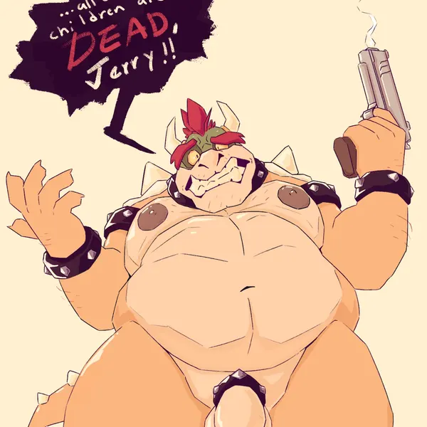 bowser (mario bros, nintendo) created by chocolateandmilk