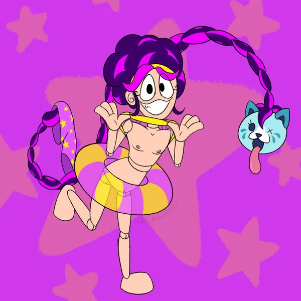 candycat (poppy playtime), lily lovebraids (mob entertainment, poppy playtime) created by slightlyarousedguy
