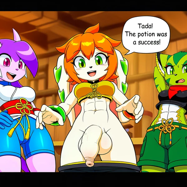 carol tea, milla basset, sash lilac (freedom planet, galaxytrail) created by boxen549