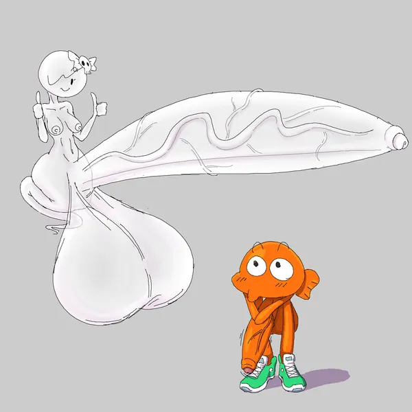 carrie krueger, darwin watterson (cartoon network, the amazing world of gumball) created by vr457