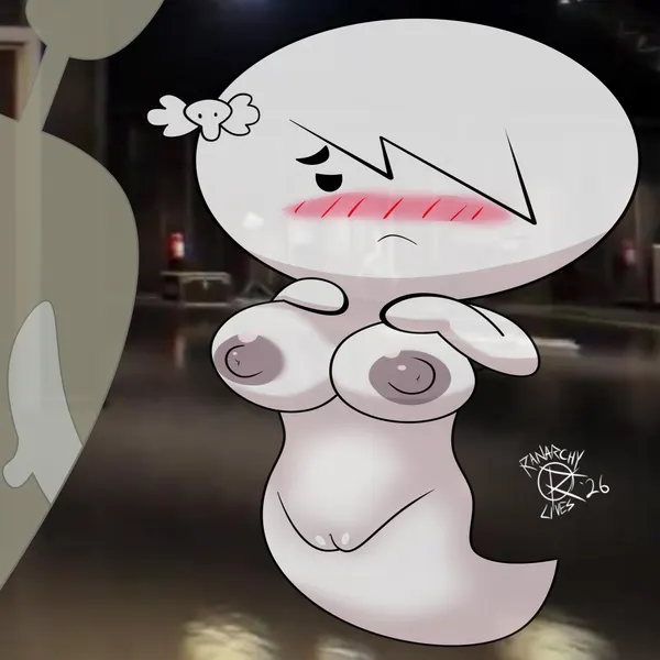 carrie krueger, hi five ghost (cartoon network, regular show) created by ranarchy