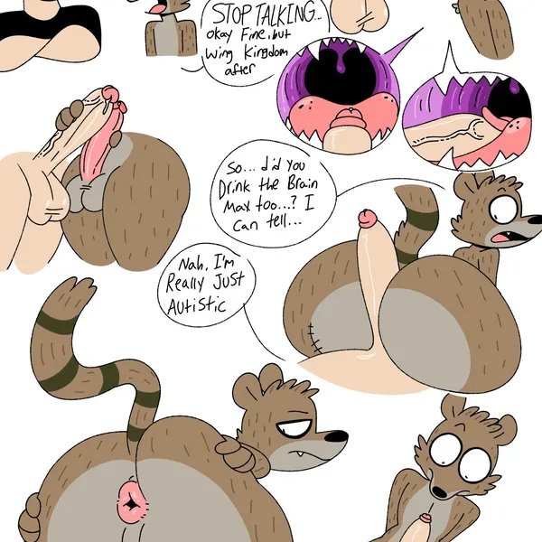 cip, rigby (regular show) (cartoon network, regular show)