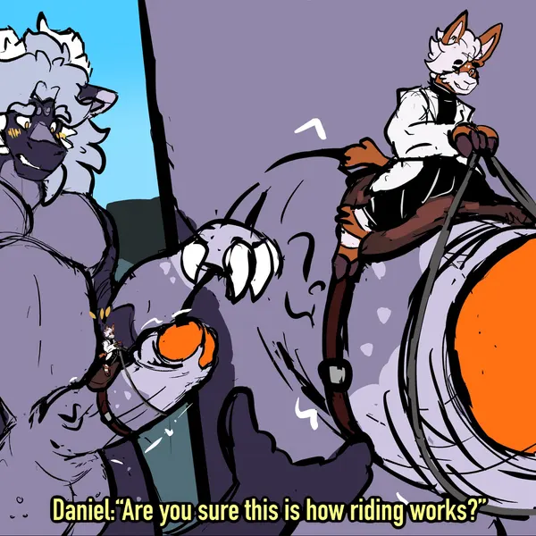 daniel (dacro), lance (kemodo) (mythology) created by dacro
