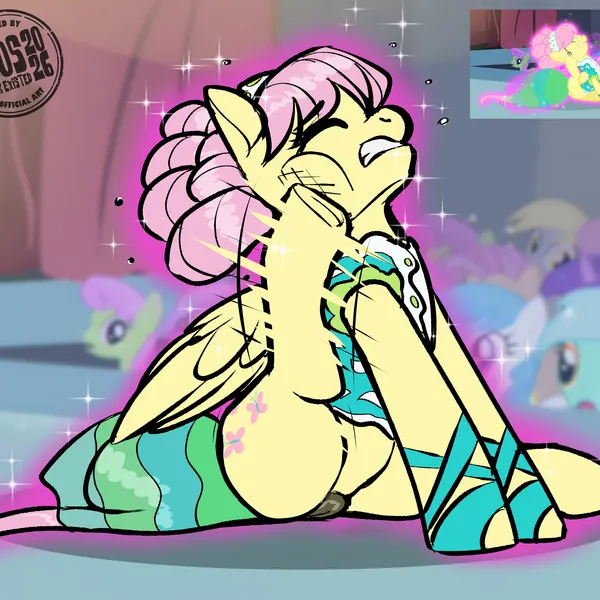 derpy hooves (mlp), fluttershy (mlp), lyra heartstrings (mlp) (friendship is magic, hasbro) created by jcosneverexisted