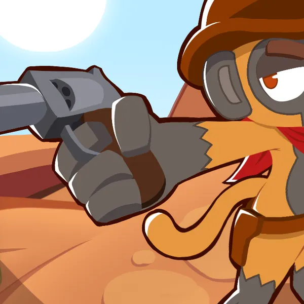 desperado (bloons) (bloons tower defense, ninja kiwi) created by ishitaka uwu