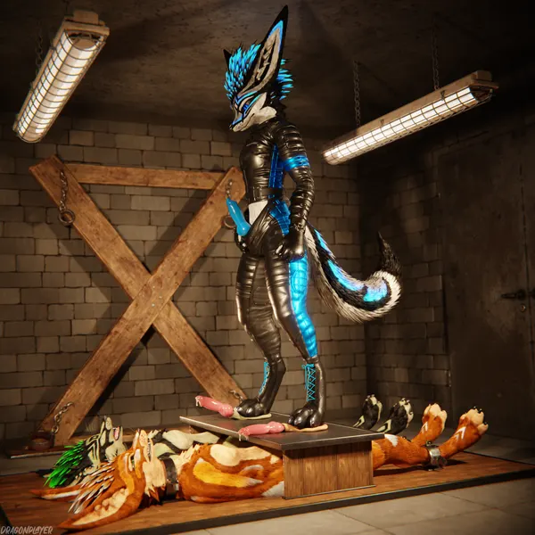 dragonplayer (character), dusty foxwood (dusty0071), mondsikel (character) created by dragonplayer