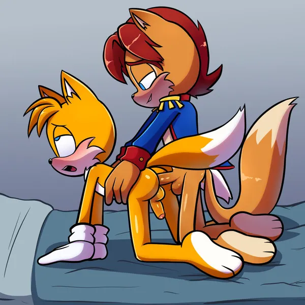 elias acorn, miles prower (archie comics, sega) created by miguel layme