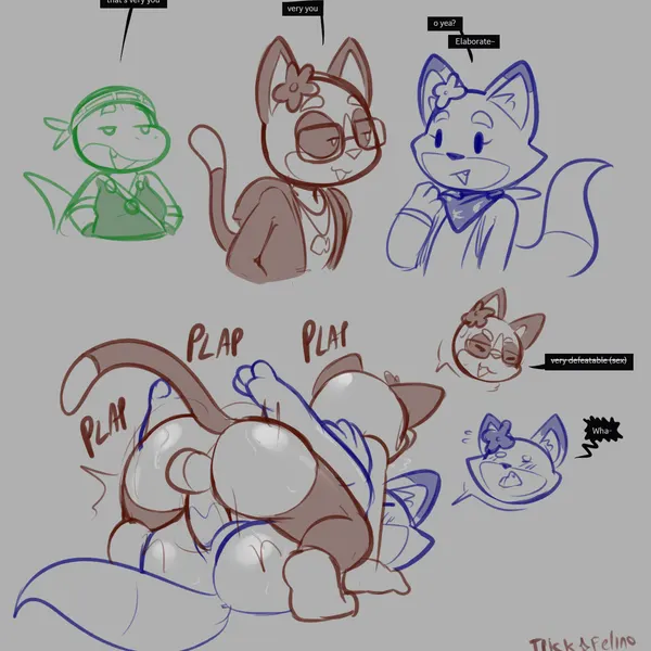 ellie (elliectric), fan character, faolan (farflord) (pixile studios, super animal royale) created by felino