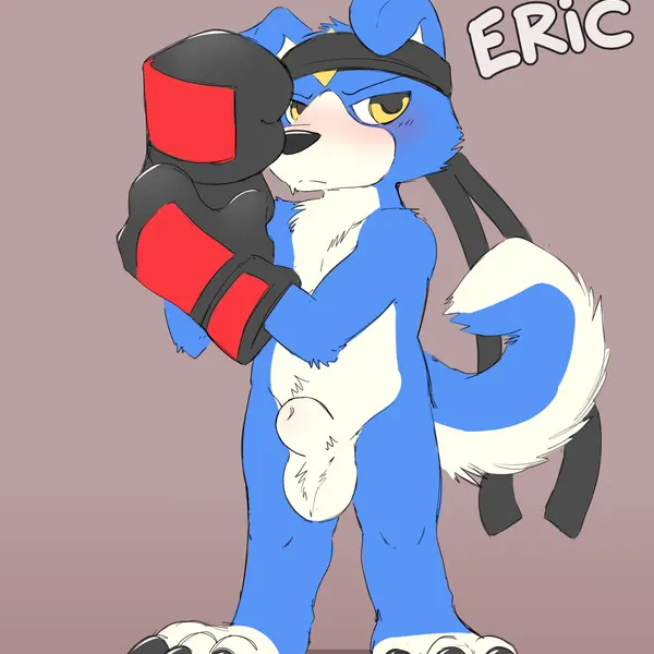 eric (miau) (bandai namco, digimon) created by miau