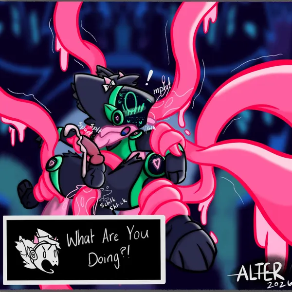 f41th, h0p3 (deltarune, undertale (series)) created by alternativefoot