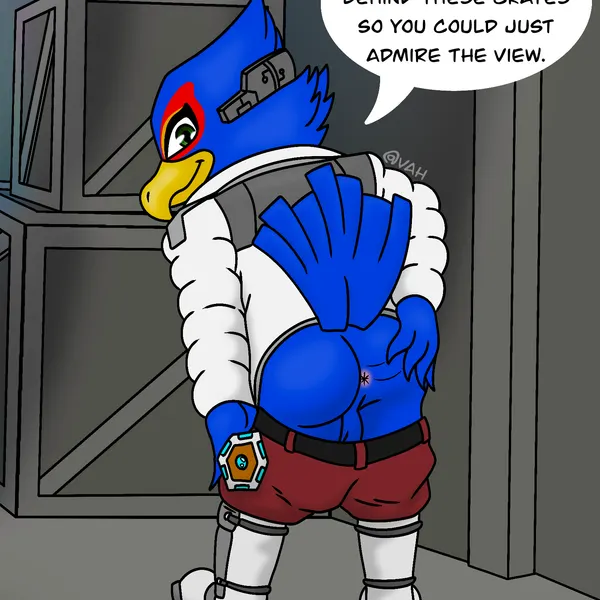 falco lombardi (nintendo, star fox) created by victor the wolf (artist)