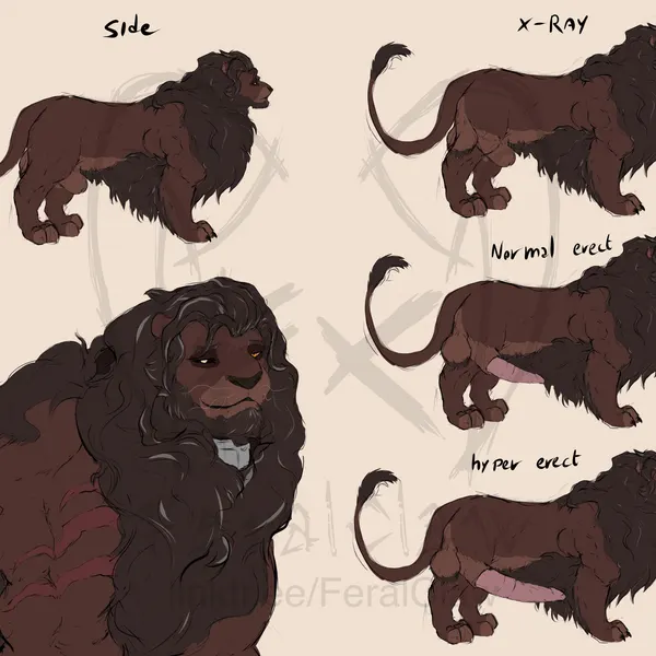 fan character (disney, the lion king) created by feralclaw