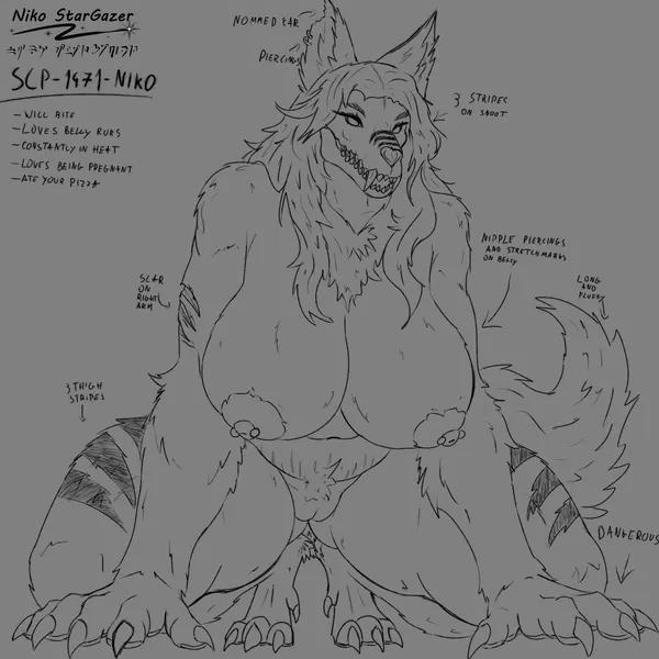 fan character, nik0 (niko stargazer), scp-1471-a (scp foundation) created by niko stargazer