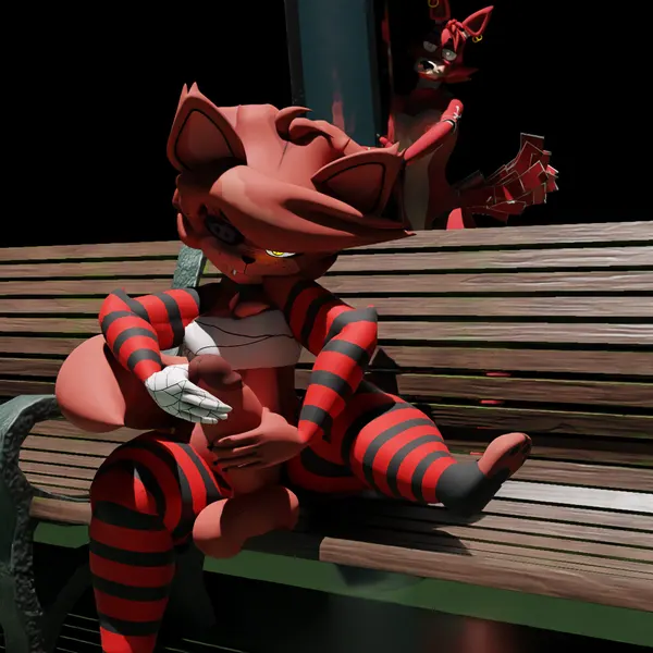 fexa (cryptiacurves), foxy (fnaf) (five nights at freddy's, fredina's nightclub) created by catl0v3r