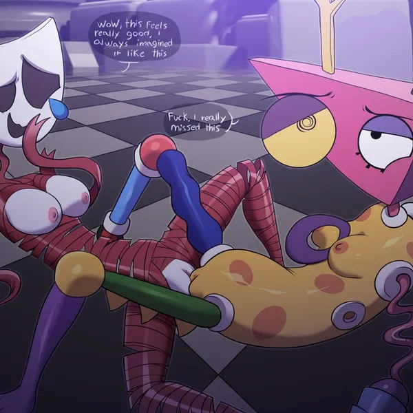 gangle (tadc), ragatha (tadc), zooble (tadc) (glitch productions, the amazing digital circus) created by p0stalk