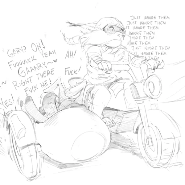gary de'snake, judy hopps, pawbert lynxley (disney, zootopia) created by trashtikko