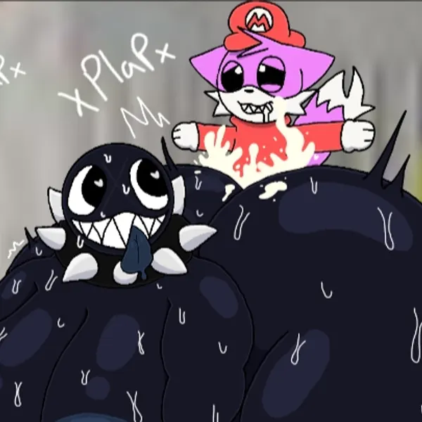 gigi (thecoatl034), moss (domlol) (mario bros, nintendo) created by domlol