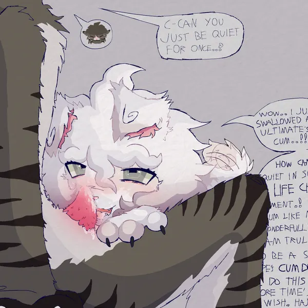 hajime hinata, nagito komaeda (danganronpa, danganronpa 2) created by kidneykrush