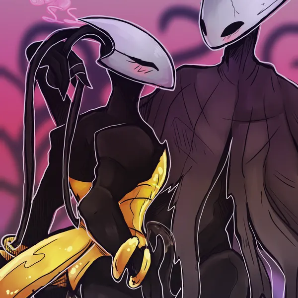 hollow knight (character), shakra (hollow knight: silksong) (hollow knight: silksong, hollow knight (franchise)) created by ssleepyflowers